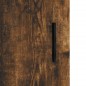 vidaXL Credenza Rovere Fumo 34,5x34x180 cm in Legno Multistrato vidaXL Credenza Rovere Fumo 34,5x34x180 cm in Legno Multistrato