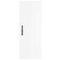 vidaXL Credenza 34,5x34x180 cm in Legno Multistrato Bianco Lucido vidaXL Credenza 34,5x34x180 cm in Legno Multistrato Bianco Lucido