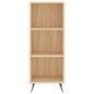 vidaXL Credenza Rovere Sonoma 34,5x34x180 cm in Legno Multistrato vidaXL Credenza Rovere Sonoma 34,5x34x180 cm in Legno Multistrato