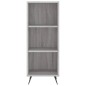 vidaXL Credenza Grigio Sonoma 34,5x34x180 cm in Legno Multistrato vidaXL Credenza Grigio Sonoma 34,5x34x180 cm in Legno Multistrato
