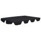 Baldacchino per Dondolo Giardino Nero 188/168x110/145 cm Baldacchino per Dondolo Giardino Nero 188/168x110/145 cm