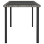 Tavolo da Pranzo da Giardino Grigio 180x70x73 cm in Polyrattan Tavolo da Pranzo da Giardino Grigio 180x70x73 cm in Polyrattan