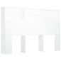 Testiera con Contenitore Bianco 160x19x103,5 cm Testiera con Contenitore Bianco 160x19x103,5 cm