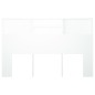Testiera con Contenitore Bianco 160x19x103,5 cm Testiera con Contenitore Bianco 160x19x103,5 cm