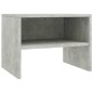 vidaXL Comodino Grigio Cemento 40x30x30 cm in Truciolato 