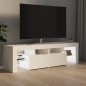 vidaXL Mobile Porta TV con Luci LED Bianco 140x36,5x40 cm vidaXL Mobile Porta TV con Luci LED Bianco 140x36,5x40 cm