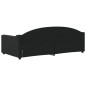 vidaXL Letto da Giorno Nero 90x190 cm in Tessuto vidaXL Letto da Giorno Nero 90x190 cm in Tessuto
