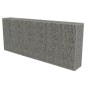 vidaXL Gabbione con Copertura in Acciaio Zincato 300x50x150 cm vidaXL Gabbione con Copertura in Acciaio Zincato 300x50x150 cm