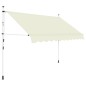 vidaXL Tenda da Sole Retrattile Manuale 250 cm Crema vidaXL Tenda da Sole Retrattile Manuale 250 cm Crema