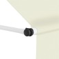 vidaXL Tenda da Sole Retrattile Manuale 250 cm Crema vidaXL Tenda da Sole Retrattile Manuale 250 cm Crema