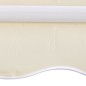 vidaXL Tendone Parasole in Tela Crema 350x250 cm 