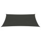 vidaXL Vela Parasole 160 g/m² Antracite 5x6 m in HDPE