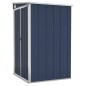 vidaXL Capanno da Giardino a Parete Antracite 118x100x178 cm Acciaio vidaXL Capanno da Giardino a Parete Antracite 118x100x178 cm Acciaio