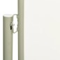 vidaXL Tenda da Sole Laterale Retrattile per Patio 200x600 cm Crema