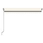 Tenda da Sole Retrattile Automatica 400x350 cm Crema