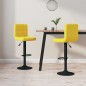 vidaXL Sgabelli da Bar 2 pz Giallo Senape in Velluto vidaXL Sgabelli da Bar 2 pz Giallo Senape in Velluto