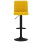 vidaXL Sgabelli da Bar 2 pz Giallo Senape in Velluto vidaXL Sgabelli da Bar 2 pz Giallo Senape in Velluto