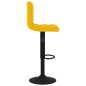 vidaXL Sgabelli da Bar 2 pz Giallo Senape in Velluto vidaXL Sgabelli da Bar 2 pz Giallo Senape in Velluto