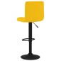 vidaXL Sgabelli da Bar 2 pz Giallo Senape in Velluto vidaXL Sgabelli da Bar 2 pz Giallo Senape in Velluto
