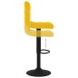 vidaXL Sgabelli da Bar 2 pz Giallo Senape in Velluto vidaXL Sgabelli da Bar 2 pz Giallo Senape in Velluto