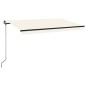 Tenda da Sole Retrattile Manuale 400x350 cm Crema Tenda da Sole Retrattile Manuale 400x350 cm Crema