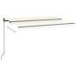Tenda da Sole Retrattile Manuale 400x350 cm Crema Tenda da Sole Retrattile Manuale 400x350 cm Crema