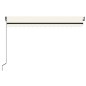 Tenda da Sole Retrattile Manuale 400x350 cm Crema Tenda da Sole Retrattile Manuale 400x350 cm Crema