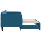 vidaXL Divano Letto con Letto Estraibile Blu 80x200 cm in Velluto vidaXL Divano Letto con Letto Estraibile Blu 80x200 cm in Velluto