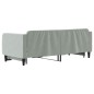 vidaXL Divano Letto con Letto Estraibile Grigio Chiaro 80x200 Velluto vidaXL Divano Letto con Letto Estraibile Grigio Chiaro 80x200 Velluto