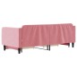 vidaXL Divano Letto Estraibile con Cassetti Rosa 80x200 cm Velluto vidaXL Divano Letto Estraibile con Cassetti Rosa 80x200 cm Velluto