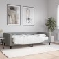 vidaXL Divano Letto con Materasso Grigio Chiaro 100x200 cm in Tessuto vidaXL Divano Letto con Materasso Grigio Chiaro 100x200 cm in Tessuto