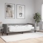 vidaXL Divano Letto con Materasso Grigio Chiaro 90x200 cm in Tessuto vidaXL Divano Letto con Materasso Grigio Chiaro 90x200 cm in Tessuto
