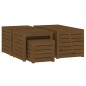 vidaXL Set Cassette da Giardino 4 pz ambra in Legno Massello di Pino vidaXL Set Cassette da Giardino 4 pz ambra in Legno Massello di Pino