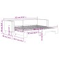 vidaXL Divano Letto con Letto Estraibile Grigio Scuro 80x200 Tessuto vidaXL Divano Letto con Letto Estraibile Grigio Scuro 80x200 Tessuto