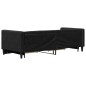 vidaXL Divano Letto Estraibile con Cassetti Nero 80x200 cm in Tessuto vidaXL Divano Letto Estraibile con Cassetti Nero 80x200 cm in Tessuto
