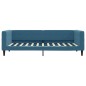 vidaXL Divano Letto con Materasso Blu 90x200 cm in Velluto vidaXL Divano Letto con Materasso Blu 90x200 cm in Velluto