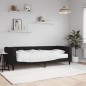 vidaXL Divano Letto con Materasso Nero 80x200 cm in Velluto vidaXL Divano Letto con Materasso Nero 80x200 cm in Velluto