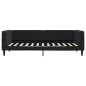 vidaXL Divano Letto con Letto Estraibile Nero 90x200 cm in Velluto vidaXL Divano Letto con Letto Estraibile Nero 90x200 cm in Velluto