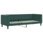 vidaXL Divano Letto con Letto Estraibile Verde Scuro 80x200cm Velluto vidaXL Divano Letto con Letto Estraibile Verde Scuro 80x200cm Velluto