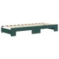 vidaXL Divano Letto con Letto Estraibile Verde Scuro 80x200cm Velluto vidaXL Divano Letto con Letto Estraibile Verde Scuro 80x200cm Velluto