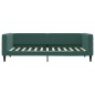 vidaXL Divano Letto con Letto Estraibile Verde Scuro 90x200cm Velluto vidaXL Divano Letto con Letto Estraibile Verde Scuro 90x200cm Velluto