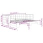vidaXL Divano Letto con Letto Estraibile Verde Scuro 90x200cm Velluto vidaXL Divano Letto con Letto Estraibile Verde Scuro 90x200cm Velluto
