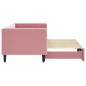 vidaXL Divano Letto con Letto Estraibile Rosa 80x200 cm in Velluto vidaXL Divano Letto con Letto Estraibile Rosa 80x200 cm in Velluto