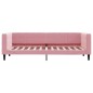 vidaXL Divano Letto con Letto Estraibile Rosa 80x200 cm in Velluto vidaXL Divano Letto con Letto Estraibile Rosa 80x200 cm in Velluto