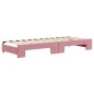 vidaXL Divano Letto con Letto Estraibile Rosa 80x200 cm in Velluto vidaXL Divano Letto con Letto Estraibile Rosa 80x200 cm in Velluto