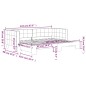 vidaXL Divano Letto con Letto Estraibile Rosa 80x200 cm in Velluto vidaXL Divano Letto con Letto Estraibile Rosa 80x200 cm in Velluto