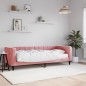 vidaXL Divano Letto con Materasso Rosa 80x200 cm in Velluto vidaXL Divano Letto con Materasso Rosa 80x200 cm in Velluto