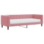 vidaXL Divano Letto con Materasso Rosa 80x200 cm in Velluto vidaXL Divano Letto con Materasso Rosa 80x200 cm in Velluto