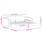 vidaXL Divano Letto con Letto Estraibile Grigio Chiaro 90x200 Tessuto vidaXL Divano Letto con Letto Estraibile Grigio Chiaro 90x200 Tessuto