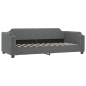 vidaXL Divano Letto con Letto Estraibile Grigio Scuro 80x200 Tessuto vidaXL Divano Letto con Letto Estraibile Grigio Scuro 80x200 Tessuto
